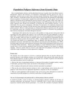 Population Pedigree Inference from Genomic Data