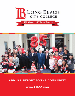 Annual Community Newsletter 2013