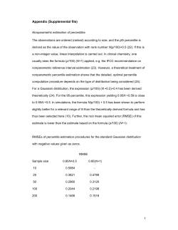 Appendix - Clinical Chemistry