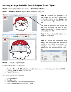 Making a Large Bulletin Board Graphic from Clipart