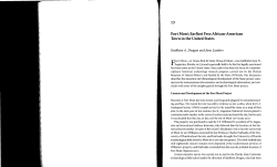 Fort Mose: Earliest Free African-American Town in the United States