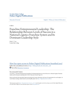 Franchise Entrepreneurial Leadership