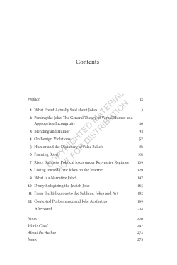 TOC and sample chapter - University Press of Colorado