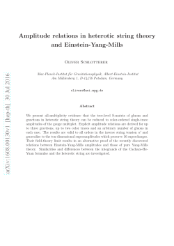 Amplitude relations in heterotic string theory and Einstein-Yang