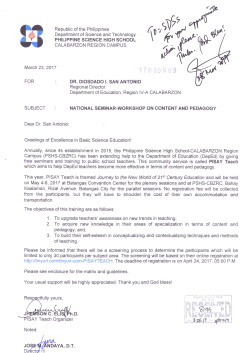 Page 1 Republic of the Philippines Department of Science and