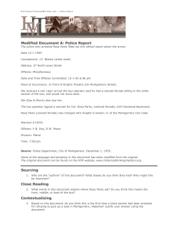 Parks-modified-doc set - Historical Thinking Matters