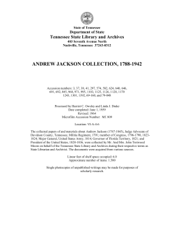 ANDREW Jackson Collection