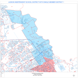 judson independent school district with single member