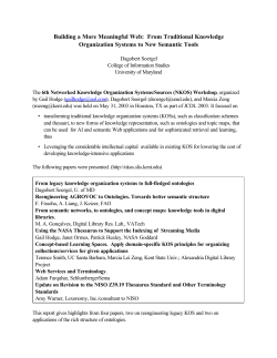 Building a More Meaningful Web: From Traditional Knowledge