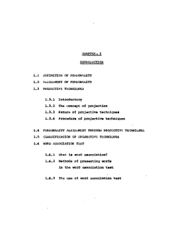 CHAPTER- I INTRODUCTION 1.1 DEFINITION OF PERSONALITY