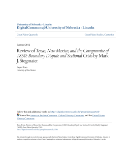 Review of Texas, New Mexico, and the Compromise of 1850