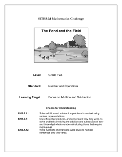 SITES-M Mathematics Challenge