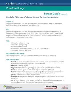 Freedom Songs - National Museum of American History