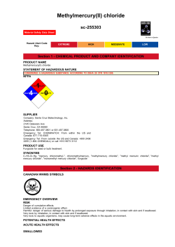 Methylmercury(II) chloride