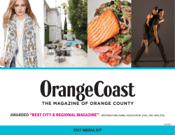 2017 Media Kit - City and Regional Magazine Association