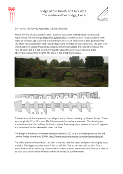 Bridge of the Month No7 July 2011 The - arches