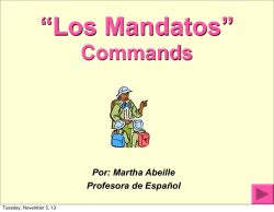 Los Mandatos Afirmativos