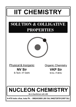 iit chemistry - Nucleon IIT JEE