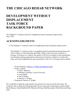 Development Without Displacement, 1995