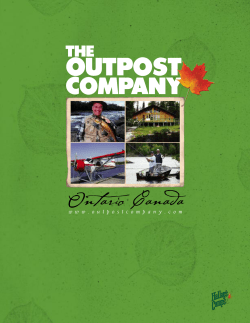 Ontario Canada - The Outpost Company