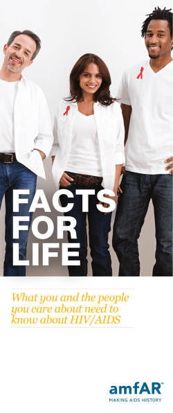 Facts for Life: What You and the People You Care About