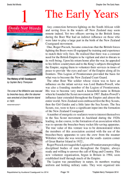 Any connection between fighting on the South African veldt and