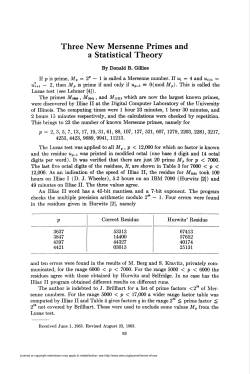 a Statistical Theory