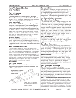 How To Install Bodies and Fenders