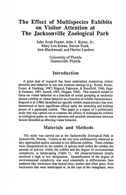 The Effect of Multispecies Exhibits on Visitor Attention at The