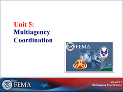 Multiagency Coordination