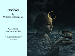 Pericles - The Shakespeare Theatre of New Jersey