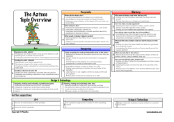 Aztecs Topic Overview