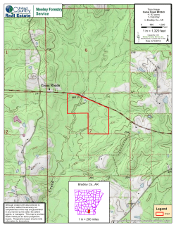 1 in = 1320 feet - Neeley Forestry Service, Inc