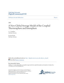 A New Global Average Model of the Coupled Thermosphere and