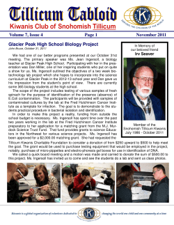 Kiwanis Club of Snohomish Tillicum