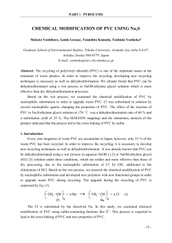 CHEMICAL MODIFICATION OF PVC USING Na2S