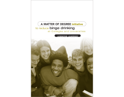 to reduce binge drinking