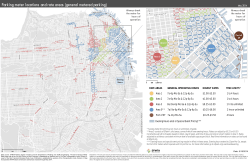 Parking meter locations and rate areas (general metered parking)