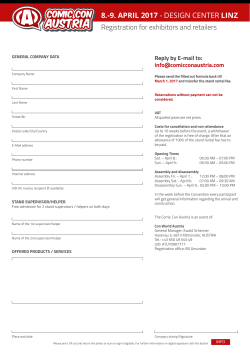 8.-9. april 2017 - design center linz