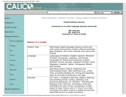 CALICO - UQ eSpace