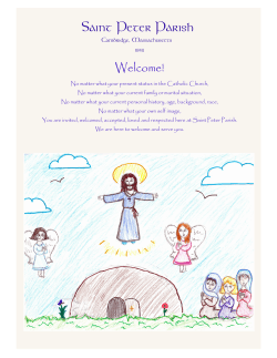 3rd Sunday of Easter April 30. 2017