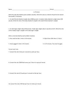 1.3 Practice Write the ratio described b