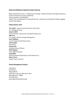 Historical Review Report &ndash; Part 1