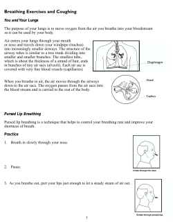 Breathing Exercises and Coughing
