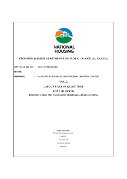 block b - National Housing and Construction Company