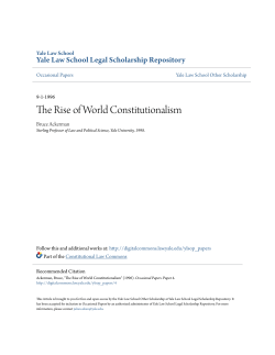 The Rise of World Constitutionalism