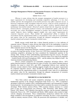 1 Strategic Management of Market and Non-market Pressures