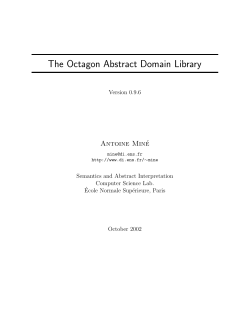 The Octagon Abstract Domain Library