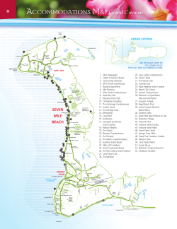 ACCOMMODATIONS MAP Grand Cayman