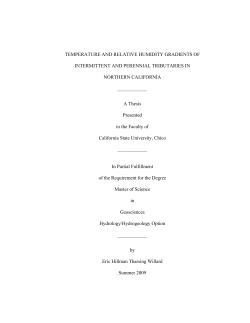 TEMPERATURE AND RELATIVE HUMIDITY
